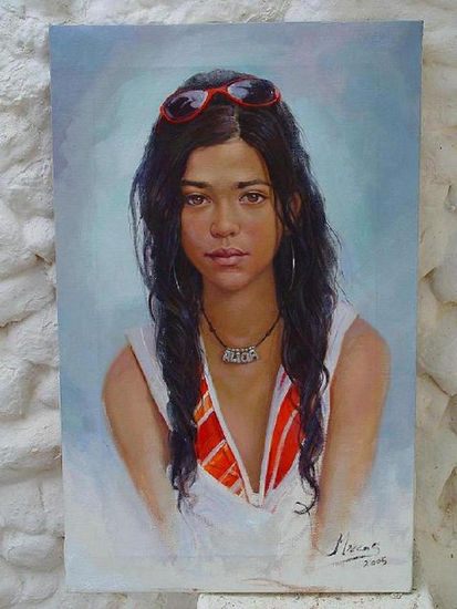 retrato Oil Canvas Portrait