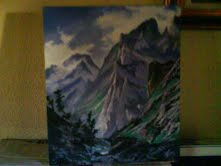 Naranjo de Bulnes Oil Canvas Landscaping