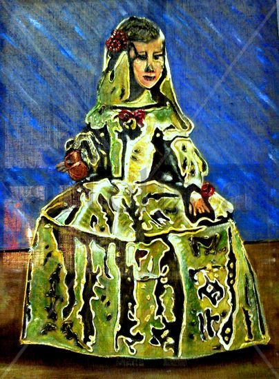 MENINA DE VELAZQUEZ CONTEMPORANEO Óleo Otros Figura