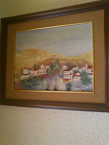 Cerro San Miguel, Granada Oil Canvas Landscaping