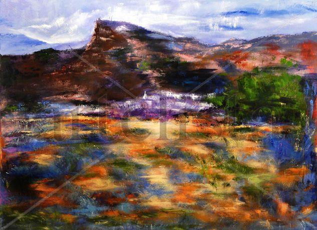 Serranía Acrylic Canvas Landscaping