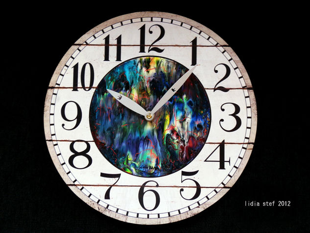 reloj-pintura acrilica Acrylic Others Others