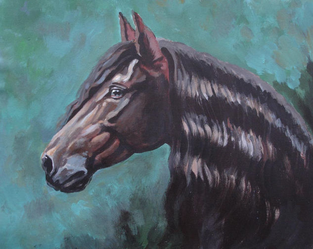 Lusitano Oil Canvas Animals