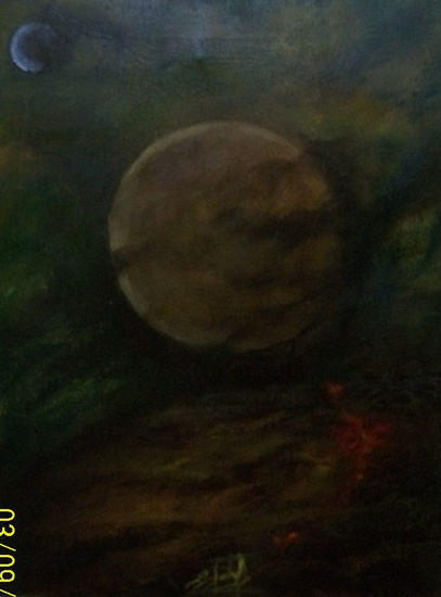 Luna Oil Canvas Landscaping