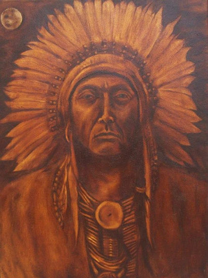 Indio Oil Canvas Portrait