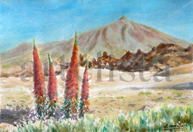 Tajinastes Watercolour Paper Landscaping