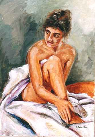 Despertar Oil Canvas Figure Painting