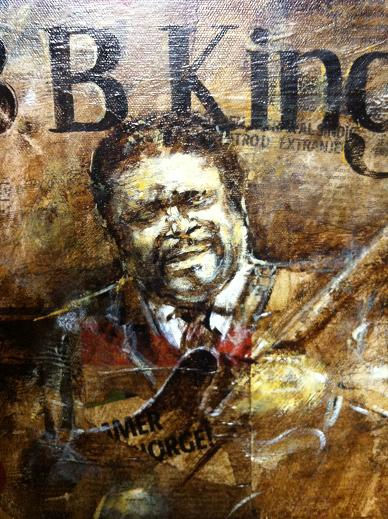 BBKing Oil Canvas Portrait