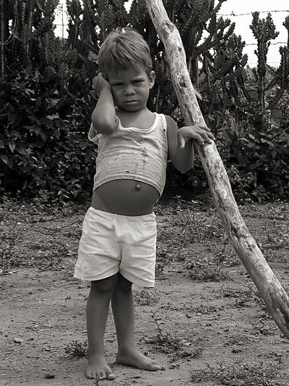 Pequeño Peter Retrato Blanco y Negro (Digital)