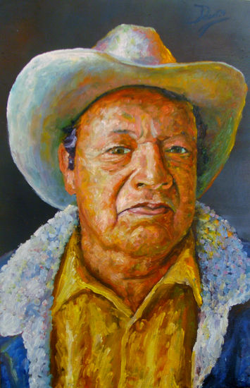 DON HONORIO Oil Canvas Portrait