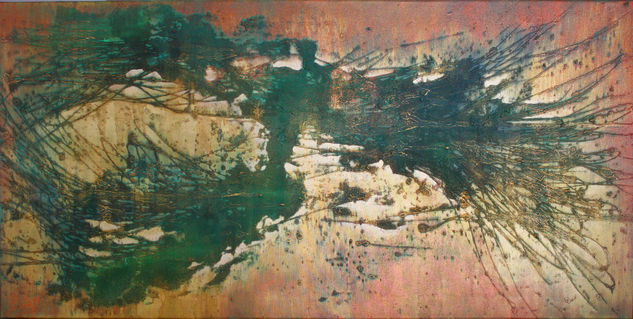 "Internal Landscapes" nº2 Mixed media Canvas Landscaping