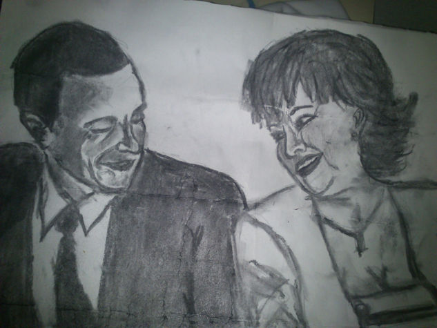 matrimonio Graphite Paper Portrait