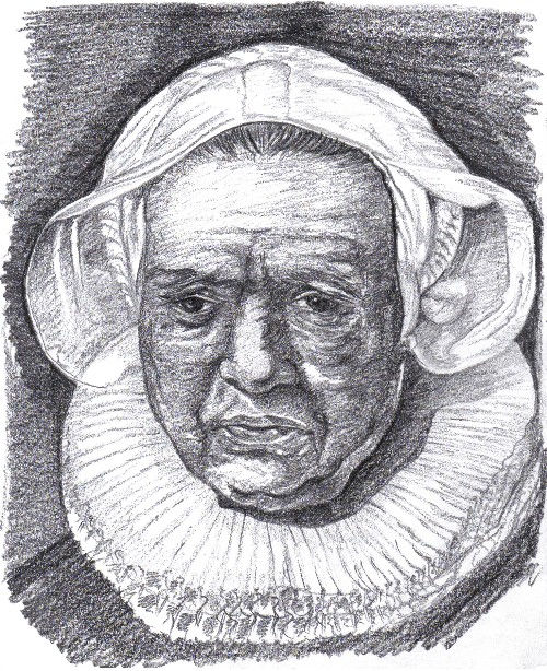 Holandesa - Estudio sobre una obra de Rembrandt