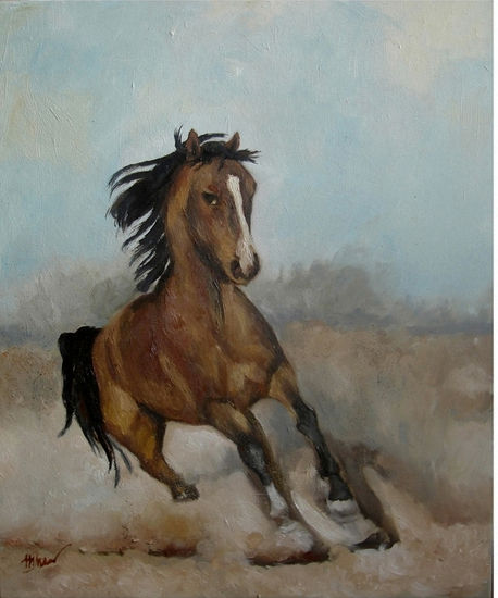 Galop Oil Canvas Animals