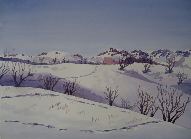 Nevados 1 Watercolour Paper Landscaping