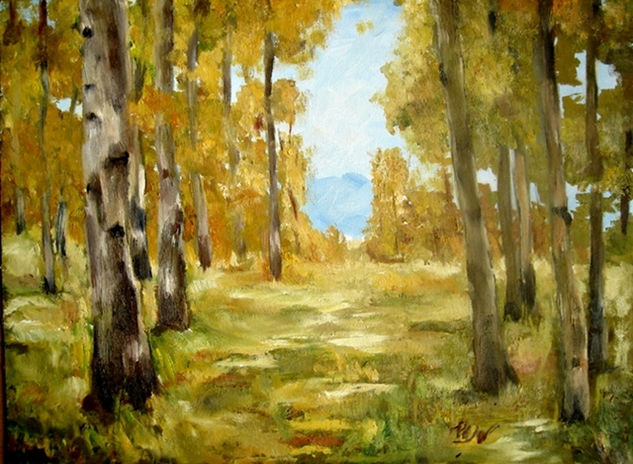 Autumn Oil Canvas Landscaping