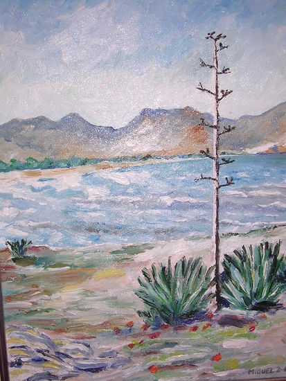 La pita Oil Canvas Marine Painting