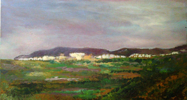 Las arbejas Oil Canvas Landscaping