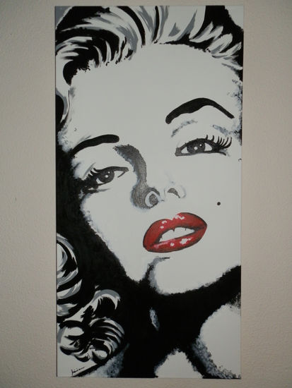 "Marilyn Monroe" Acrylic Canvas Portrait