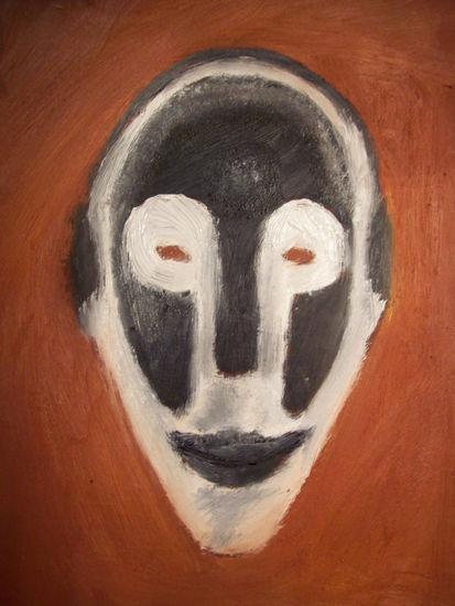 The mask Óleo Tabla Figura