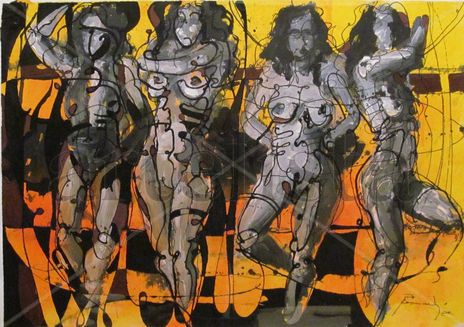 "Mujeres en amarillo"