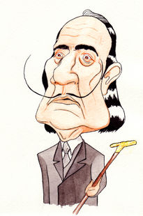 Dalí cartoon
