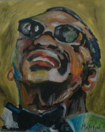 Jazz Legend Acrylic Canvas Figure Painting