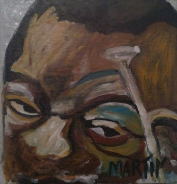 Jazz Legend Acrylic Canvas Figure Painting