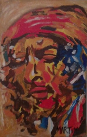 Music Legend Acrylic Canvas Portrait