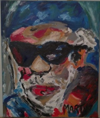 Jazz Legend Acrylic Canvas Portrait