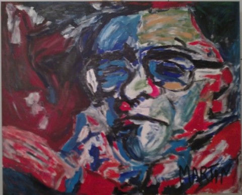 Jazz Legend Acrylic Canvas Portrait