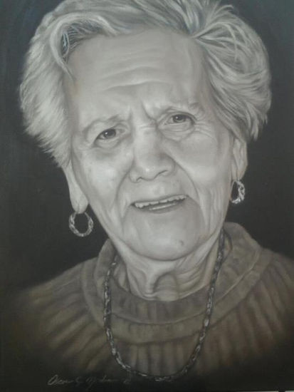 Doña Bertha Oil Canvas Portrait