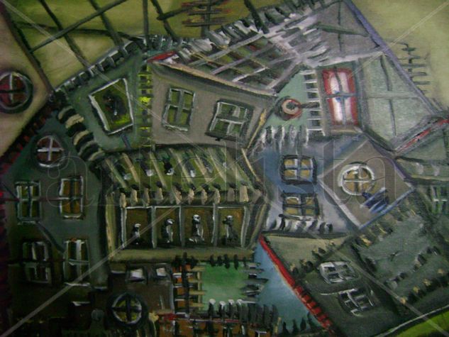 Composición arquitectónica No.8 Oil Canvas Others