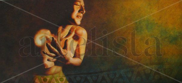 Expresiones VI Oil Canvas Nude Paintings