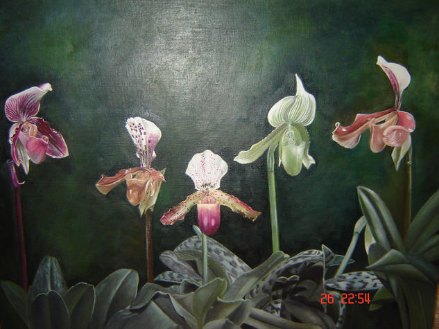 Flor de selva Oil Canvas Floral Painting