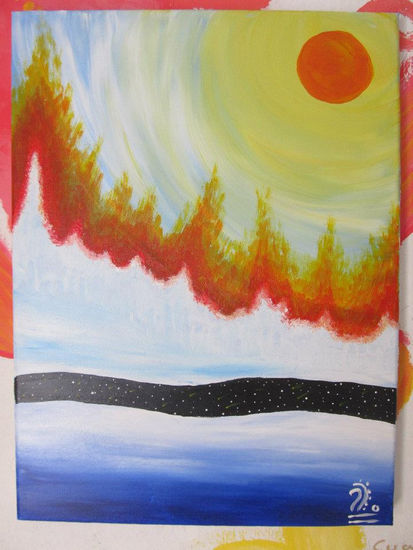 Infinita eternidad Acrylic Canvas Landscaping