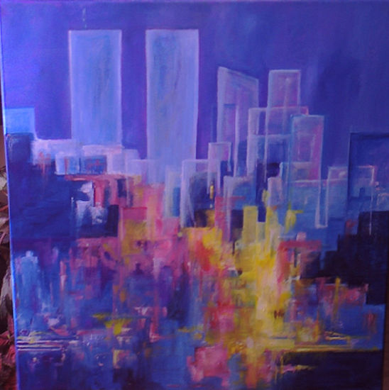 ciudad Acrylic Canvas Landscaping