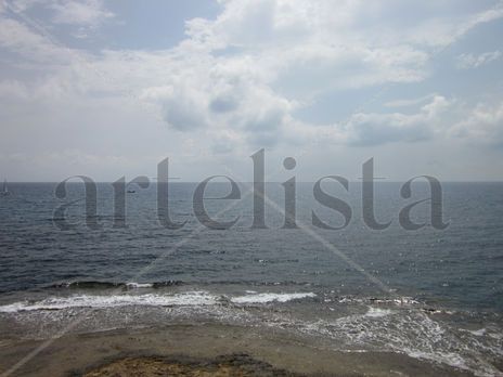 El mar esta gris