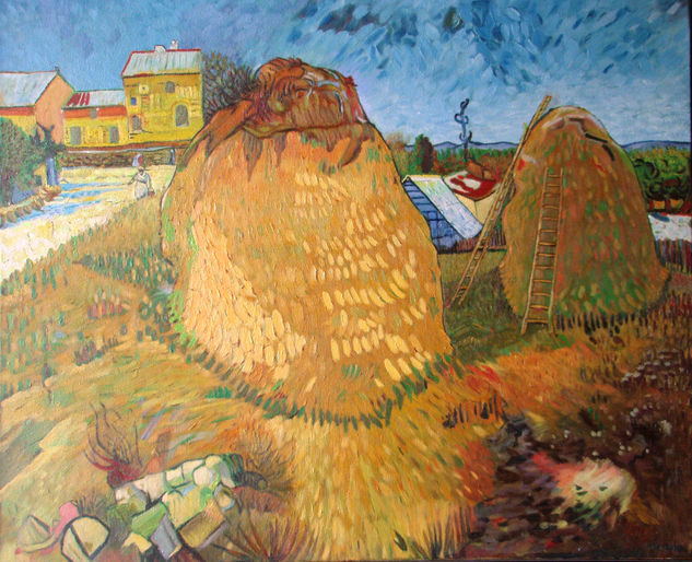 Copia de Van Gogh Óleo Lienzo Paisaje