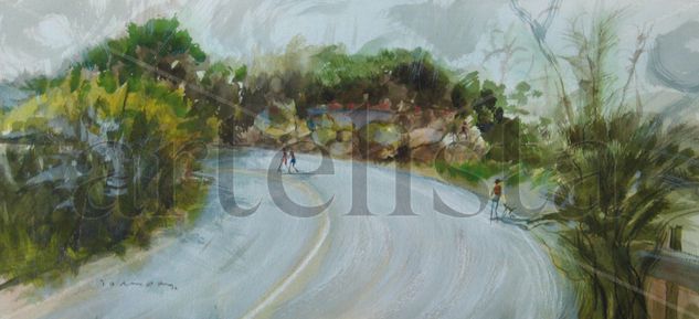 el camino Watercolour Paper Landscaping