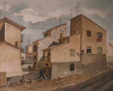 "Villajoyosa uno" Watercolour Paper Landscaping