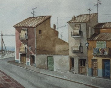 "Villajoyosa dos" Watercolour Paper Landscaping