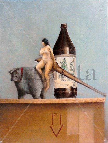 nostálgico desnudo del placer Oil Canvas Still Life Paintings