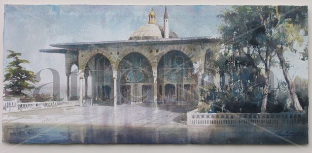 Palacio Topkapi (Estambul) Watercolour Paper Landscaping