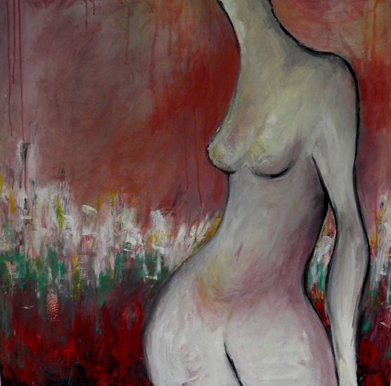 Ella Acrylic Canvas Figure Painting