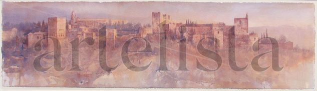 La Alhambra Watercolour Paper Landscaping