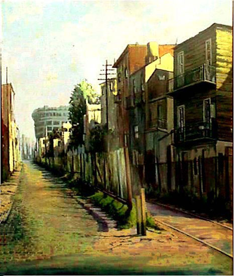 "CALLE BOQUENSE" Oil Canvas Landscaping