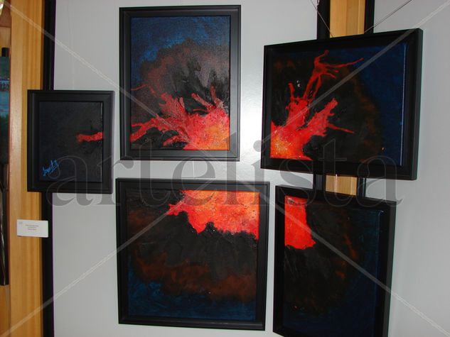 FURIA DE VOLCAN Mixed media Canvas Others