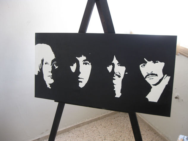 BEATLES POP ART Óleo Lienzo Otros