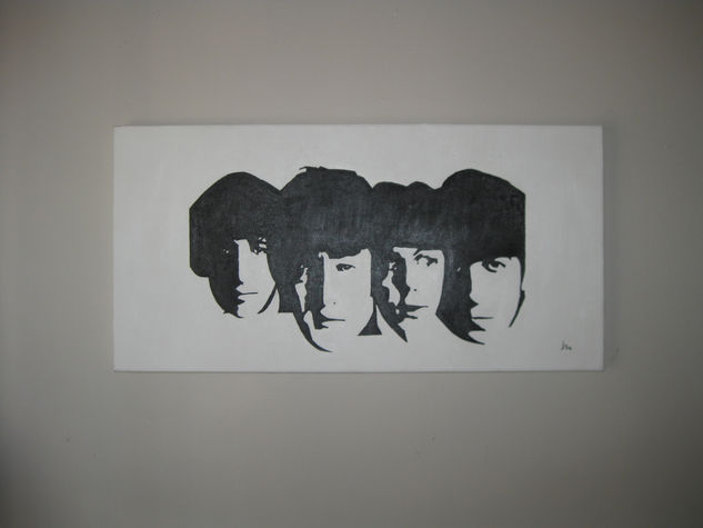 BEATLES POP ART Óleo Lienzo Otros